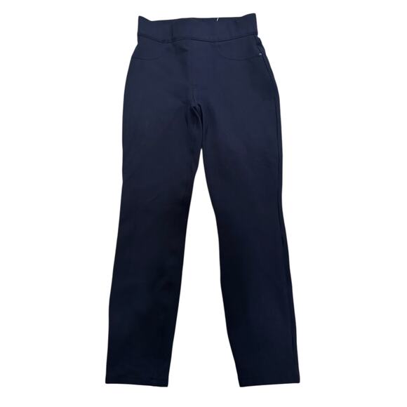 Spanx Pull On Dress Pants Strsight Size XS Navy - Picture 3 of 6